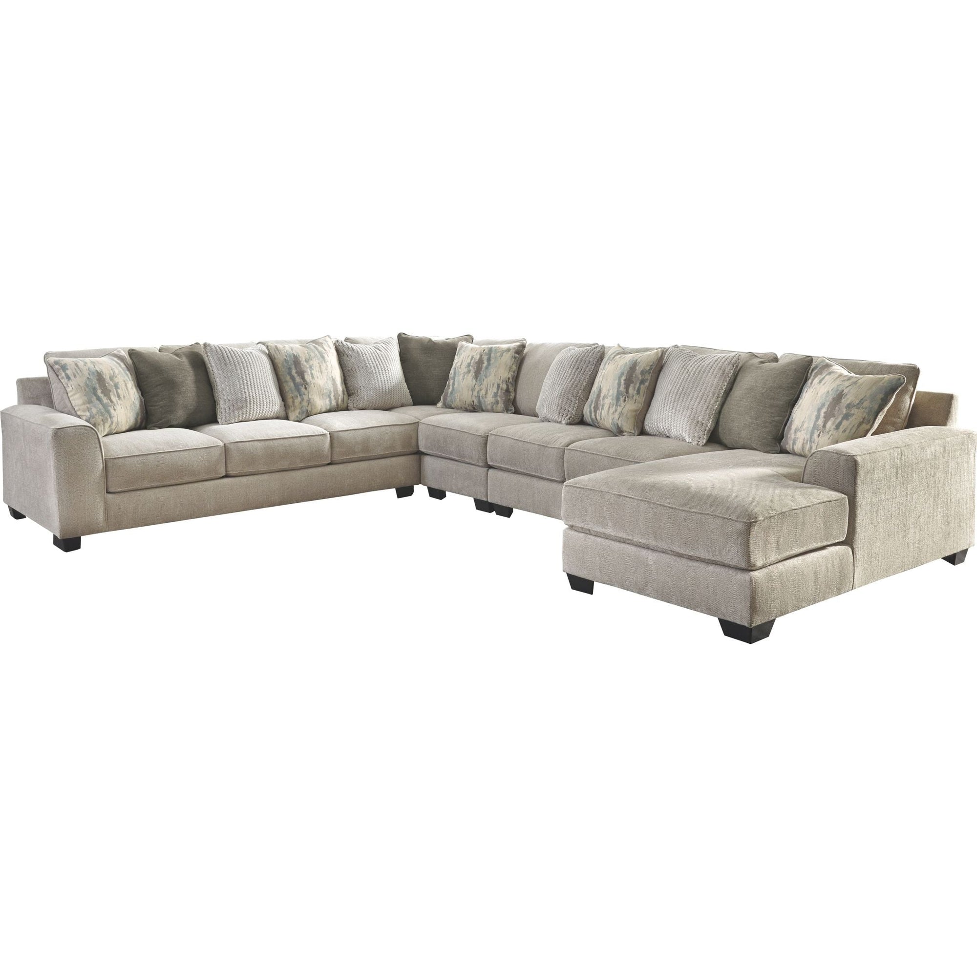 Canapé modulable Ardsley 5 pièces avec méridienne
