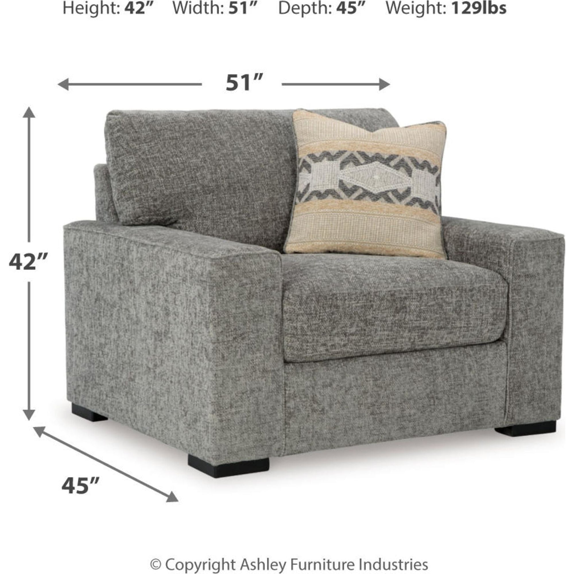 Dunmor Chair - Graphite