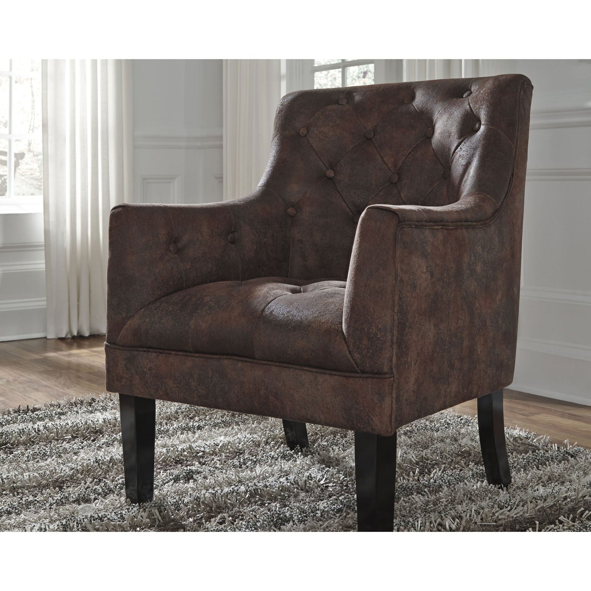 Drakelle Accent Chair - Mahogany