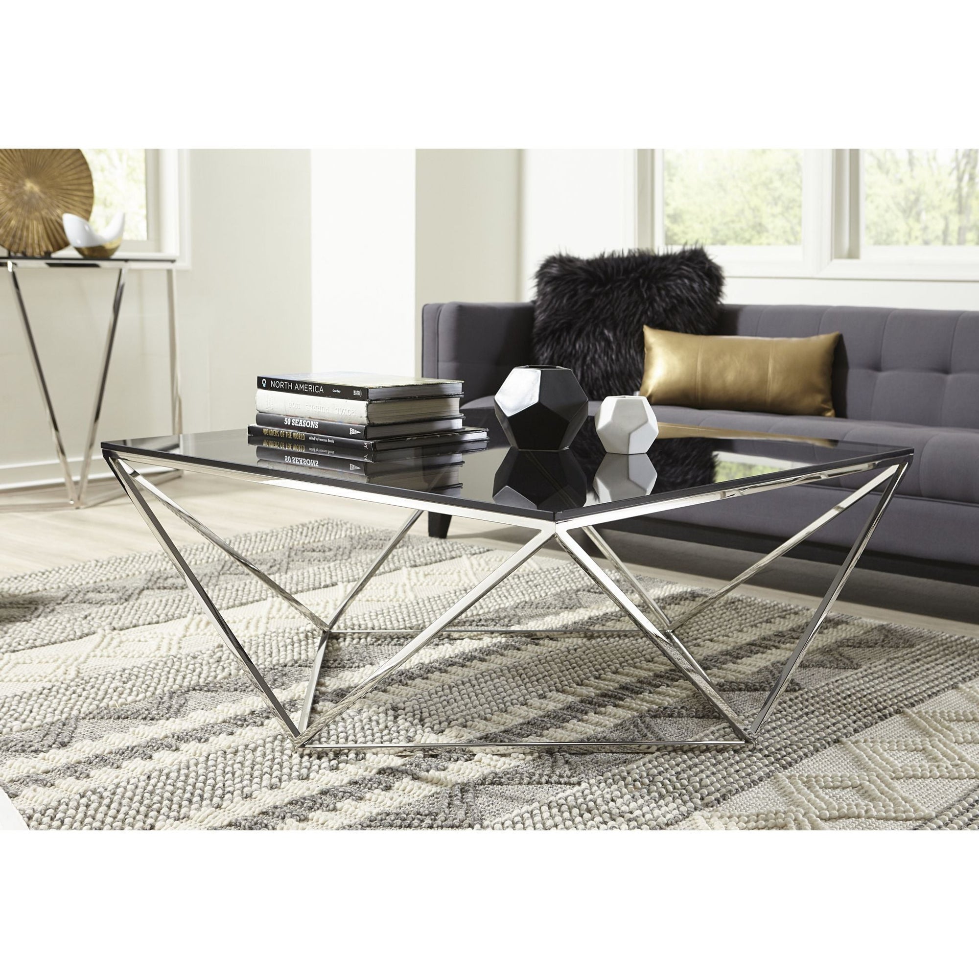 Table basse Aria - Fumée